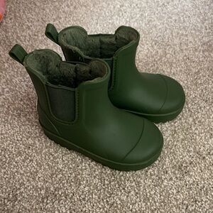 BearPaw Forest Green Kids Boots